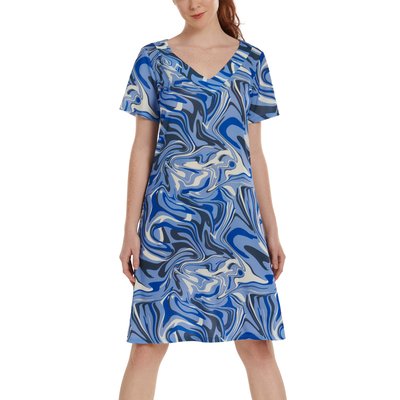 Robe estivale manches courtes Palma LISCA
