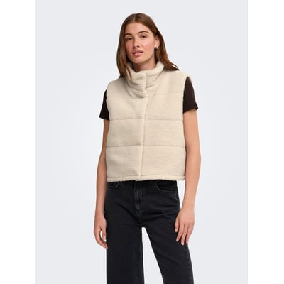 Doudoune sans manches en sherpa ONLY
