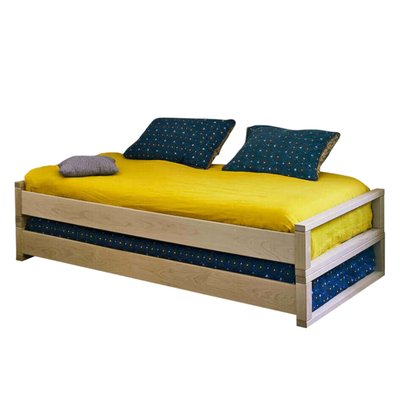 Pack lit gigogne avec matelas Bois massif  POKA AKITEN RETAIL