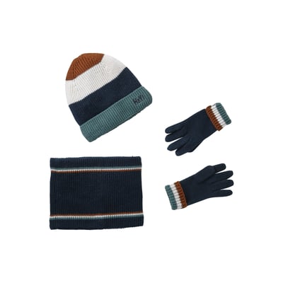 Ensemble bonnet, snood et moufles VERTBAUDET