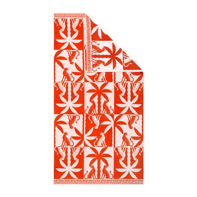 Serviette de plage  en velours,KHEOPS OLIVIER DESFORGES