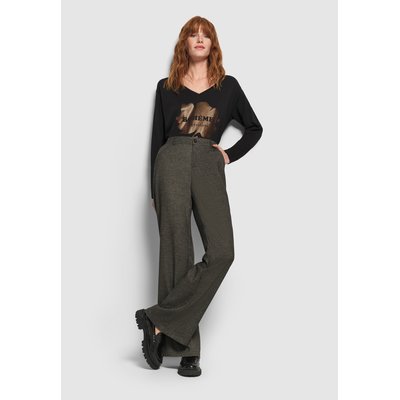 T-shirt en jersey pour femmes en Noir