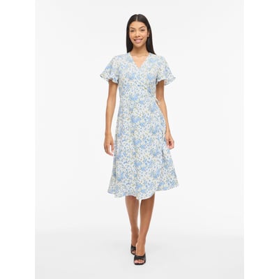 Robe portefeuille longueur midi VILA