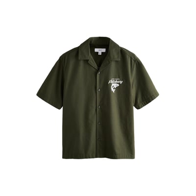 Chemise à manches courtes avec imprimé au dos NEXT