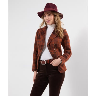 Veste à Carreaux Asymétrique Jours d'Automne JOE BROWNS