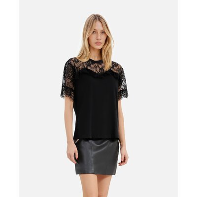 Tee-shirt manches courtes avec dentelle THE KOOPLES