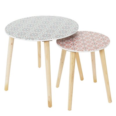 Duo de Tables gigognes Poésie TOILINUX