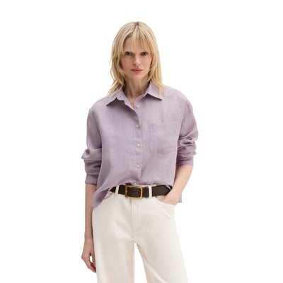 Blouse en lin regular avec fonction de refroidissement naturel MARC O'POLO