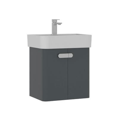 Meuble vasque suspendu 2 portes 55 cm DRIF PIER IMPORT