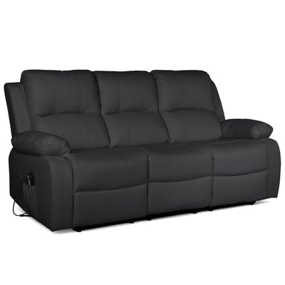 Canapé relax électrique en simili 3 places, ARMAND BEST MOBILIER