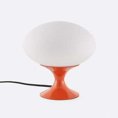 Lampe à poser verre opaline et métal fer, Merisa LA REDOUTE INTERIEURS