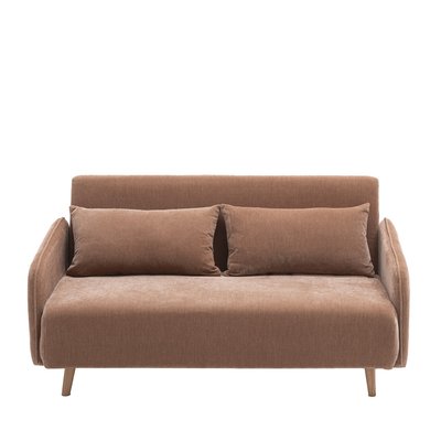 Canapé convertible 2 places en tissu chenille L140cm - Monica DRAWER