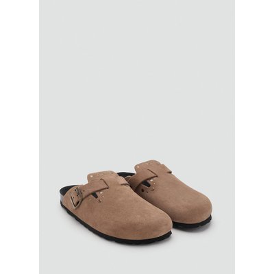 Sabots cloutés cuir MANGO TEEN