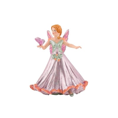 Figurine Elfe papillon rose PAPO