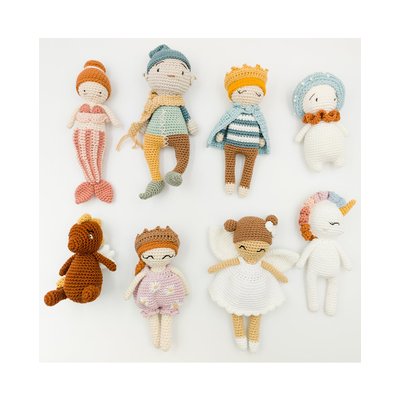 Kit Crochet 8 Amigurumis Île du Lac Gelé PHILDAR