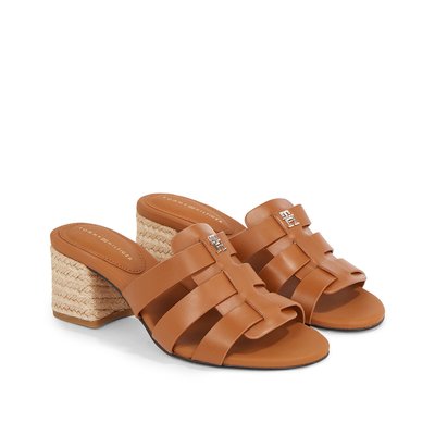 Leather Heeled Mules TOMMY HILFIGER