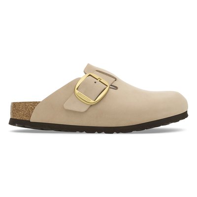 Arizona Nubuck Clogs with Chunky Buckle BIRKENSTOCK
