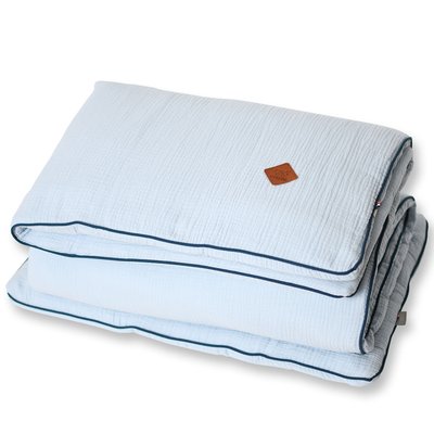 Couette et oreiller - prêt à dormir en gaze de coton JEANNE SEVIRA KIDS