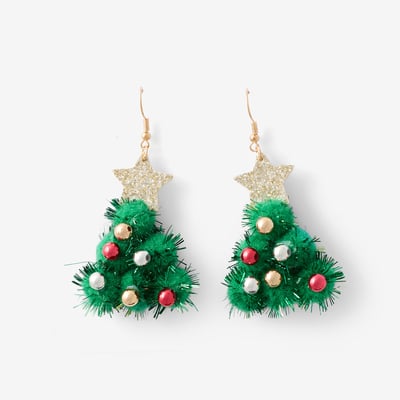 Boucles d'oreilles sapin de Noël BALABOOSTE
