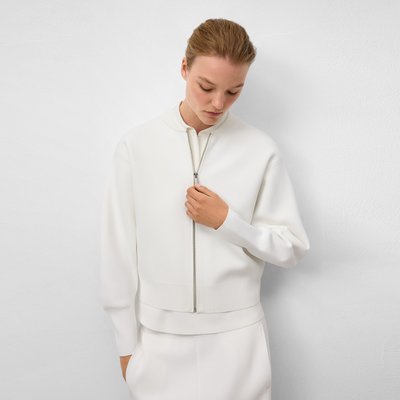 Veste bomber en maille à double fonture ADOLFO DOMINGUEZ