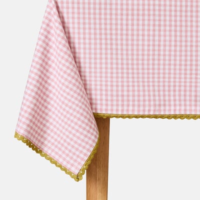 Nappe motif vichy tissé teint coton/lin Trattoria LA REDOUTE INTERIEURS