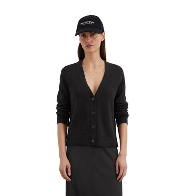 Cardigan relaxed en mélange coton organique-lin MARC O'POLO