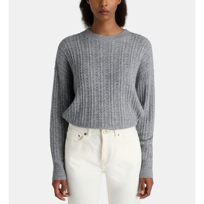 Pull Droit Koos Maille Pointelle Laine Mélangé JODHPUR
