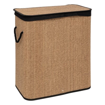 Panier à linge rectangulaire 100L en bambou ATMOSPHERA