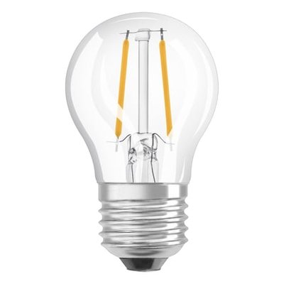 Ampoule Sphérique Led Dimmable Finition Verre Clair 40w OSRAM