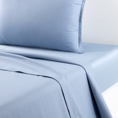 Drap plat en satin de coton noir, LOFT BOSS HOME