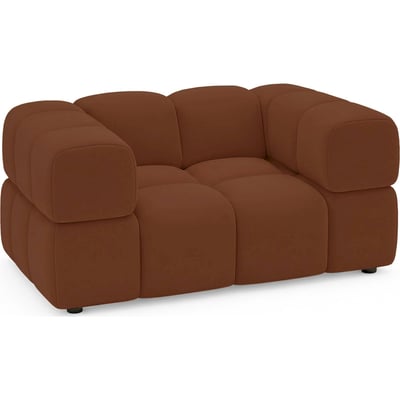 Fauteuil lounge oversize en velours HOLLME RECOLLECTION