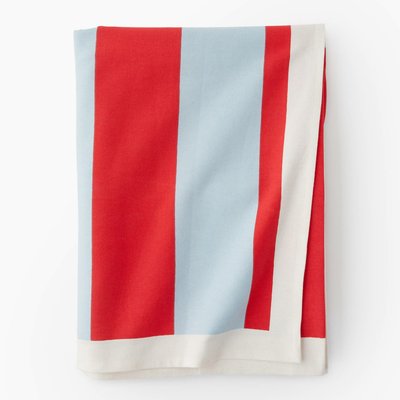 Fouta simple grande taille imrpimé,  180x200cm, 100% coton bio, MONOPRIX