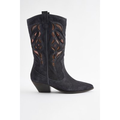 Bottines western haut de gamme à découpes NEXT
