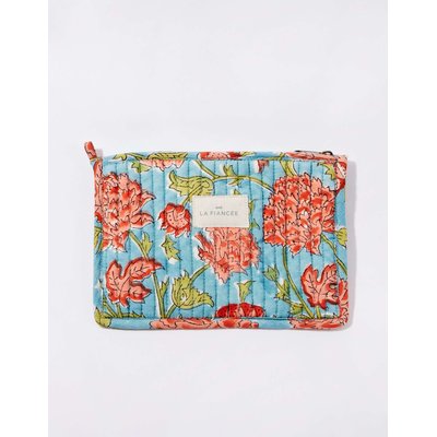 Petite pochette matelassée coton imprimée LISETTE LA FIANCÉE