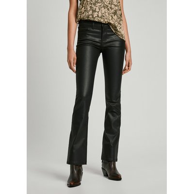 Slim Fit Bootcut Trousers with Hipster Waist PEPE JEANS