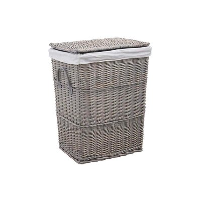 Corbeille à linge en osier avec doublure 100% coton AUBRY GASPARD
