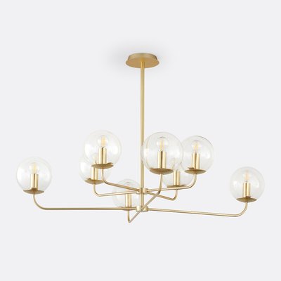 Suspension laiton et verre, Moricio LA REDOUTE INTERIEURS