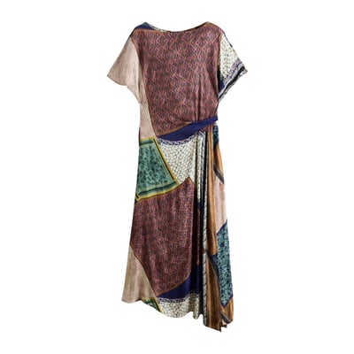 Robe mi-longue à taille cintrée NEXT