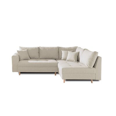 Canapé d'Angle droit en Tissu 4 places - RUNE LISA DESIGN