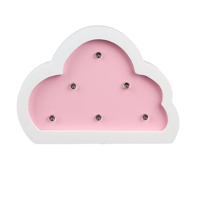 Lampe en bois enfant Nuage - H. 9 cm THE HOME DECO FACTORY
