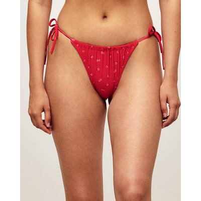 Bas de maillot de bain tanga avec motifs floraux FLOWCOWBIZ UNDIZ