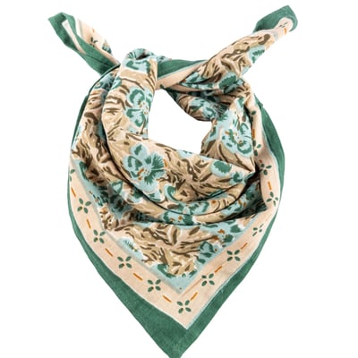 Foulard enfant imprimé en coton Leone BINDI ATELIER