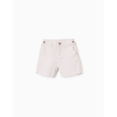 Short en Coton Texturé 'Cérémonie' 'Brothers & Sisters' ZIPPY