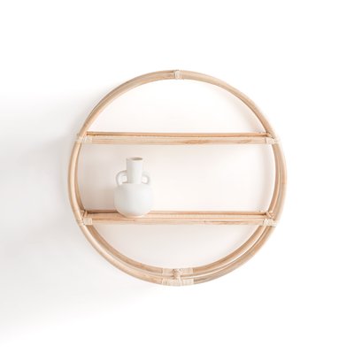 Etagère murale ronde en rotin Ø60 cm, Malu LA REDOUTE INTERIEURS