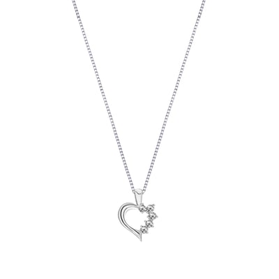 Collier en argent 925 CUORI BLUESPIRIT