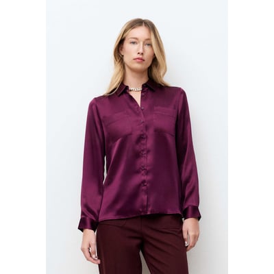 Chemise droite en soie JEANNEB CAROLL
