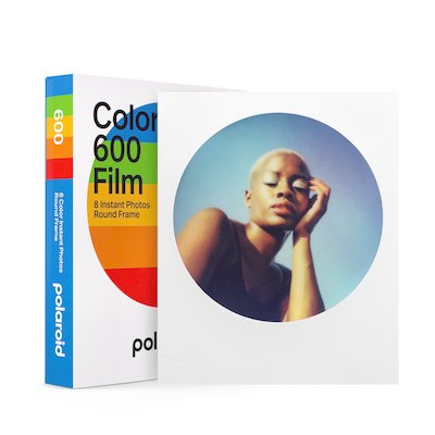 Film 600 COULEUR CADRE ROND POLAROID