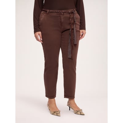 Pantalon chino avec ceinture FIORELLA RUBINO