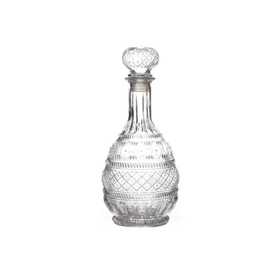 Carafe à whisky en verre taillé - 12x12x27cm WADIGA