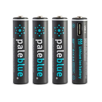 Pile rechargeable USB AAA type C (LR03) PALE BLUE